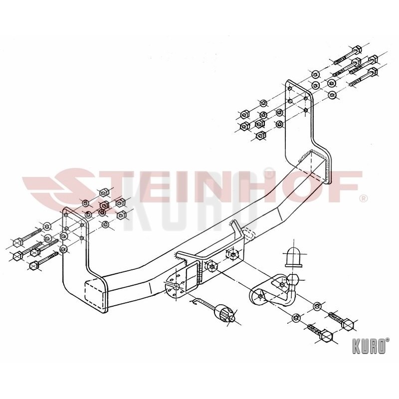 Steinhof hak holowniczy Volkswagen LT28-35 1995-2006