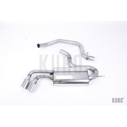 Milltek Audi TT MK2 2.0 TFSI FWD Cat-back Non-resonated