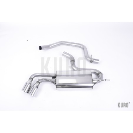 Milltek Audi TT MK2 2.0 TFSI FWD Cat-back Non-resonated