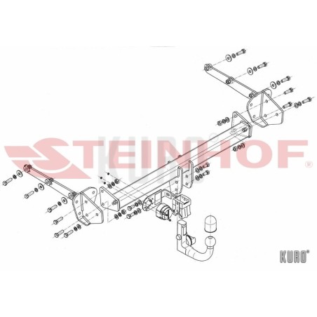Steinhof hak holowniczy Subaru Outback 2015-2020