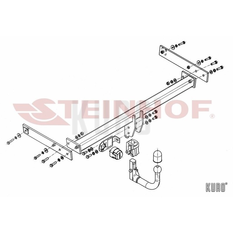 Steinhof hak holowniczy Volkswagen Sharan 2010-2012