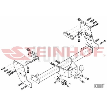 Steinhof hak holowniczy Fiat Fullback 2015-2020