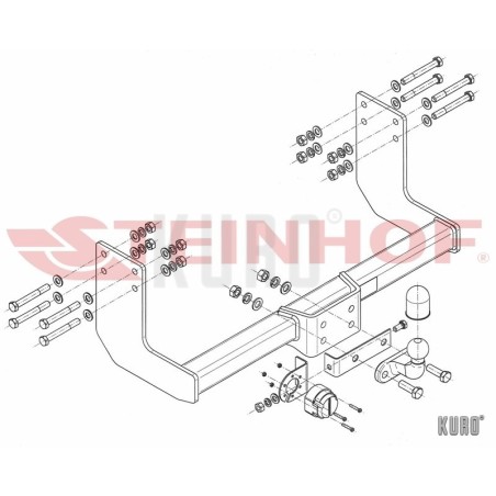 Steinhof hak holowniczy Hyundai H350 2015-