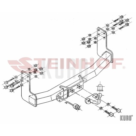 Steinhof hak holowniczy Mercedes Sprinter W901-905 1995-2006