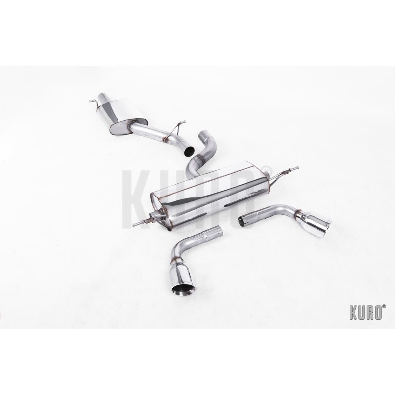 Milltek Audi TT MK2 3.2 FSI Cat-back Resonated
