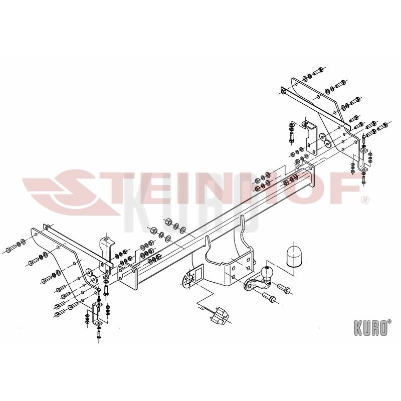 Steinhof hak holowniczy Ford Ranger 1999-2011