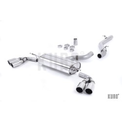 Milltek Audi TT MK2 3.2 FSI Cat-back Resonated