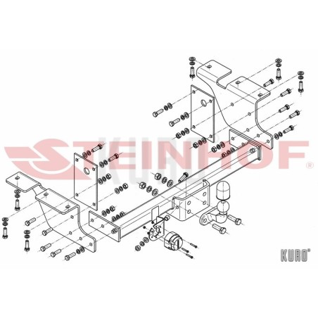 Steinhof hak holowniczy Renault Master III 2010-