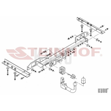 Steinhof hak holowniczy Opel Insignia liftback 2008-2017