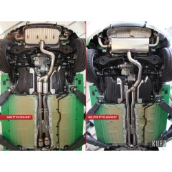 Milltek Audi TT RS MK2 2.5 TFSI Cat-back Non-resonated Race