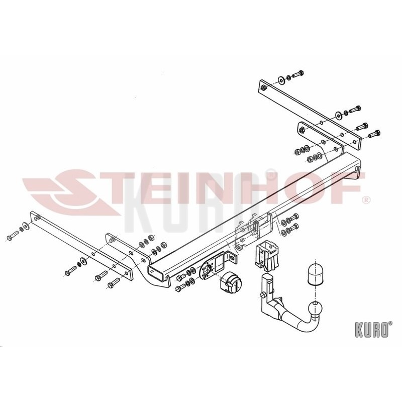 Steinhof hak holowniczy Ford Kuga II 2013-2019