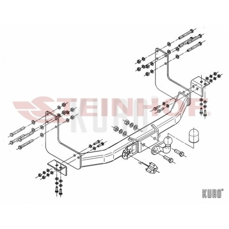 Steinhof hak holowniczy Mercedes Sprinter W901-905 1995-2006