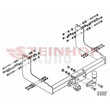 Steinhof hak holowniczy Mercedes Sprinter W901-905 1995-2006