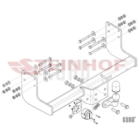 Steinhof hak holowniczy Mercedes Sprinter W907 2018-