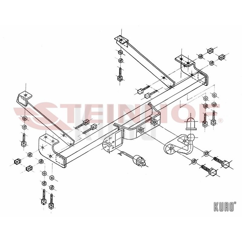 Steinhof hak holowniczy Renault Trafic II 2001-2014
