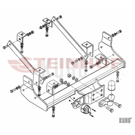 Steinhof hak holowniczy Renault Master III 2010-