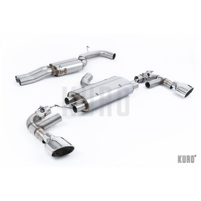 Milltek Audi TT RS Mk3 2.5 TFSI Cat-back Resonated 80mm