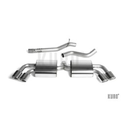 Milltek Audi TTS MK2 2.0 TFSI Cat-back 2,75" Non-resonated