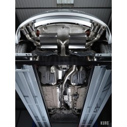 Milltek Audi TTS MK2 2.0 TFSI Cat-back 2,75" Non-resonated