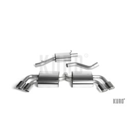 Milltek Audi TTS MK2 2.0 TFSI Cat-back 2,75" Resonated