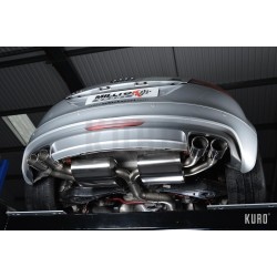 Milltek Audi TTS MK2 2.0 TFSI Cat-back 2,75" Resonated