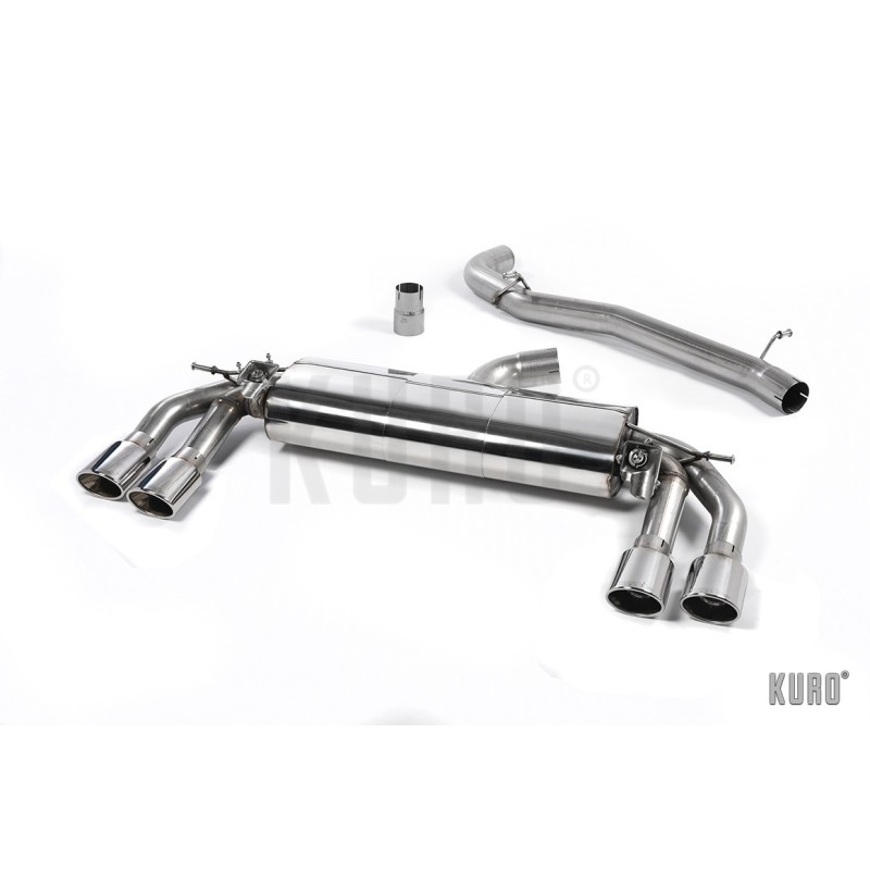 Milltek Audi TTS MK3 2.0 TFSI Cat-back Non-resonated