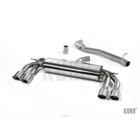 Milltek Audi TTS MK3 2.0 TFSI Cat-back Non-resonated