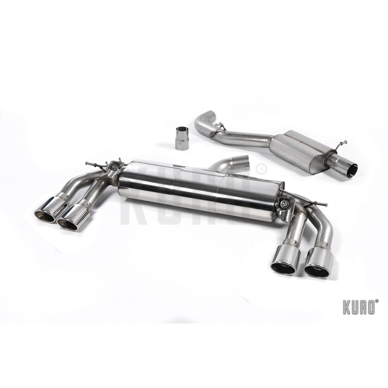 Milltek Audi TTS MK3 2.0 TFSI Cat-back Resonated (EC)