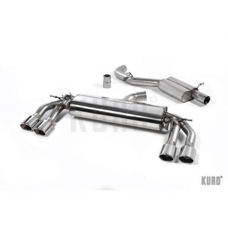 Milltek Audi TTS MK3 2.0 TFSI Cat-back Resonated (EC)