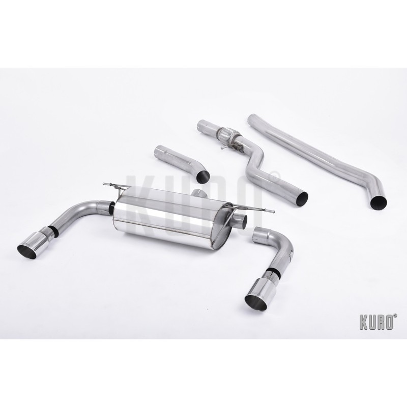 Milltek BMW 328i F30/F31 Cat-back Non-resonated