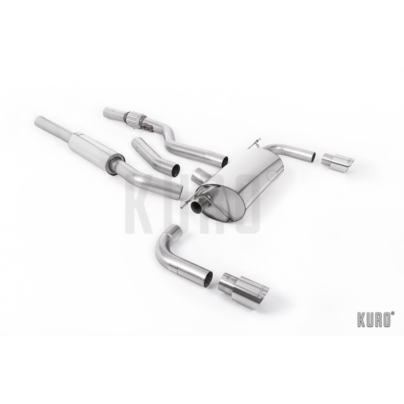 Milltek BMW 428i F32/F33 Cat-back Resonated (435i style)