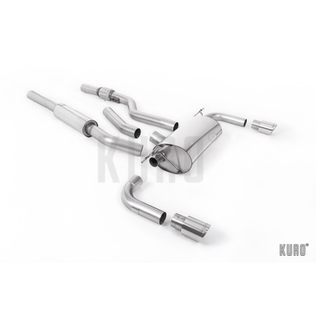 Milltek BMW 428i F32/F33 Cat-back Resonated (435i style)