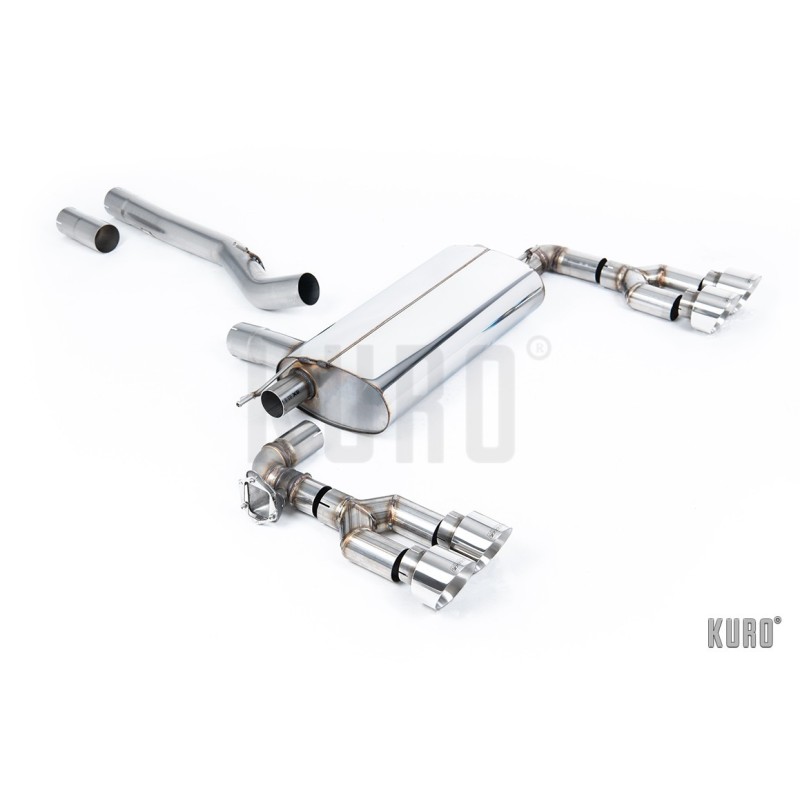 Milltek BMW M135i F40 GPF-back Quad Maxton