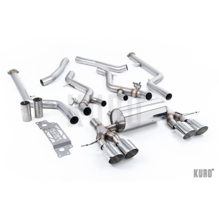 Milltek BMW M2 G87 Cat-back Non-Resonated