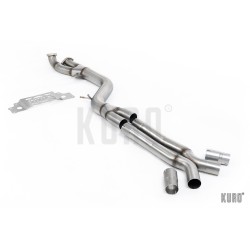 Milltek BMW M2 G87 GPF/OPF sekcja środkowa Mid-Pipe Bypass Single-Pipe X-pipe