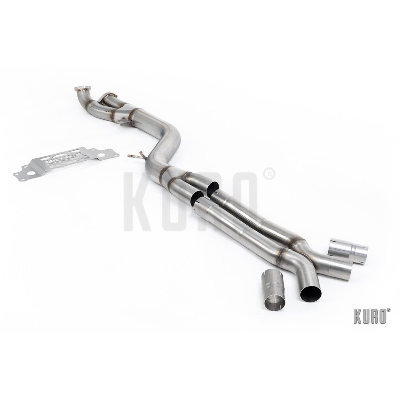 Milltek BMW M2 G87 GPF/OPF sekcja środkowa Mid-Pipe Bypass Single-Pipe X-pipe