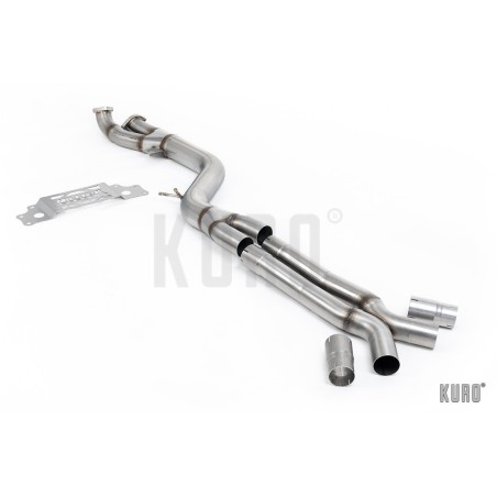 Milltek BMW M2 G87 GPF/OPF sekcja środkowa Mid-Pipe Bypass Single-Pipe X-pipe