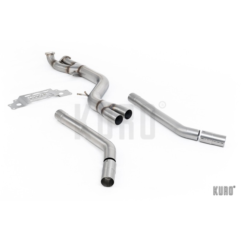 Milltek BMW M2 G87 sekcja środkowa Mid-Pipe GPF/OPF Bypass Single-Pipe 102mm