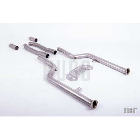 Milltek BMW M3 / M4 G80/G81/G82 sekcja środkowa Mid-Pipe GPF/OPF Bypass Non-Resonated