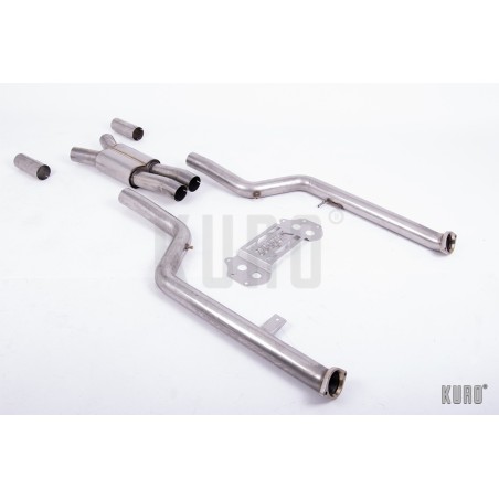 Milltek BMW M3 / M4 G80/G81/G82 sekcja środkowa Mid-Pipe GPF/OPF Bypass Resonated