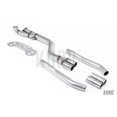 Milltek BMW M3 / M4 G80/G81/G82 sekcja środkowa Mid-Pipe GPF/OPF Bypass Single-Pipe 102mm