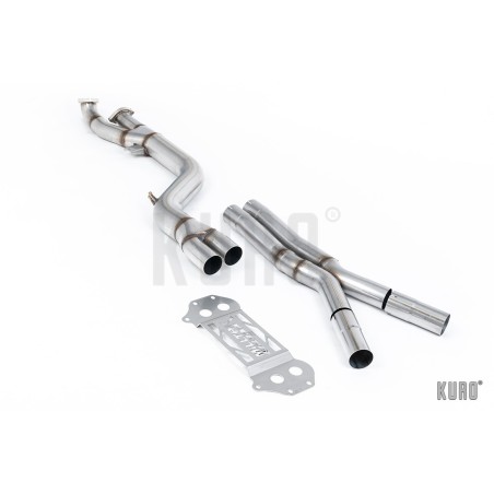 Milltek BMW M3 / M4 G80/G81/G82 sekcja środkowa Mid-Pipe GPF/OPF Bypass Single-Pipe X-pipe