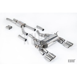 Milltek BMW M3/M4 F80/F82 Cat-back Resonated (EC)