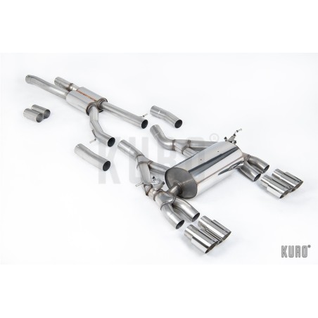 Milltek BMW M3/M4 F80/F82 Cat-back Resonated (EC)
