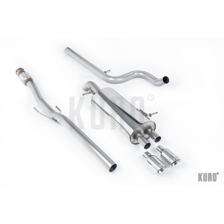 Milltek Citroen DS3 1.6 THP Cat-back Non-resonated