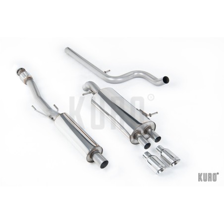 Milltek Citroen DS3 1.6 THP Cat-back Resonated (EC)