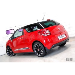 Milltek Citroen DS3 1.6 THP Cat-back Resonated (EC)