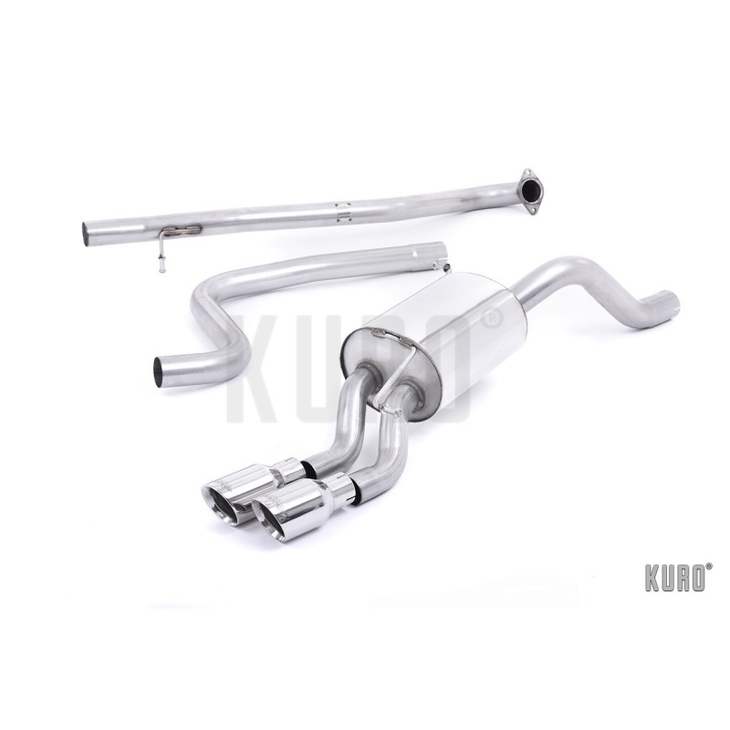 Milltek Ford Fiesta 1.0 EcoBoost Cat-back Non-resonated