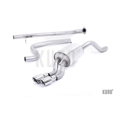 Milltek Ford Fiesta 1.0 EcoBoost Cat-back Non-resonated