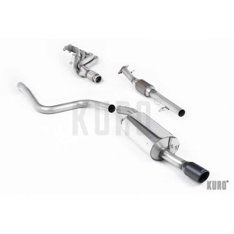 Milltek Ford Fiesta Mk6 ST 150 Full System (ze sportowym katalizatorem Hi-Flow) Non-resonated